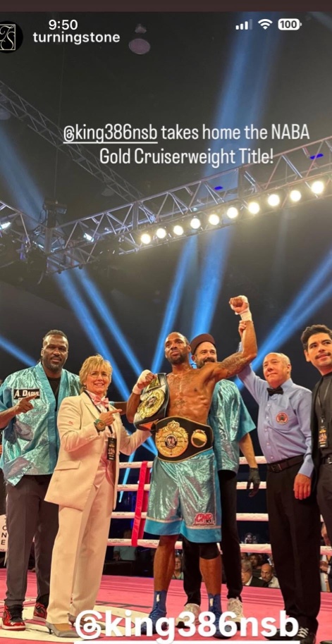 Kenmon Evans Takes Home NABA Gold Cruiserweight Title 🏆